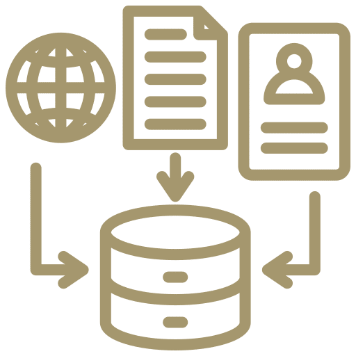 Data Gathering Icon - Park City Utah Personal Injury Attorney